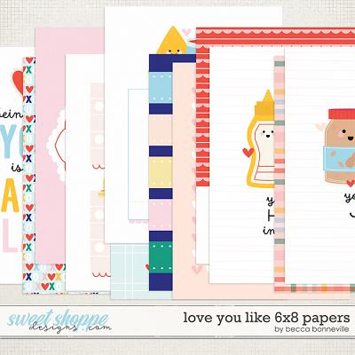 Love You Like 6x8 Papers by Becca Bonneville