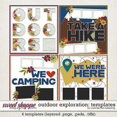 Outdoor Exploration Templates by Connection Keeping