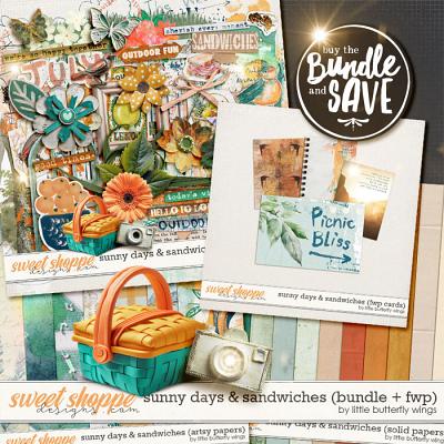 Sunny days & Sandwiches (bundle + fwp) by Little Butterfly Wings