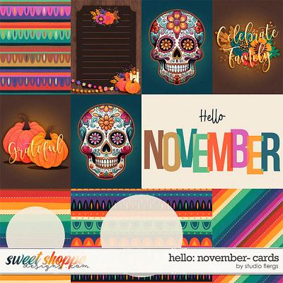 Hello: November- CARDS by Studio Flergs
