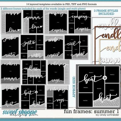 Cindy's Layered Templates - Fun Frames: Summer 1 by Cindy Schneider