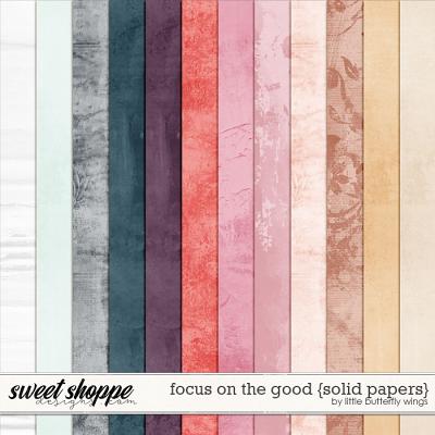 Focus on the good {solid papers} by Little Butterfly Wings