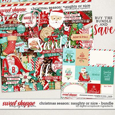 Christmas Season: Naughty or Nice bundle by Digital Scrapbook Ingredients