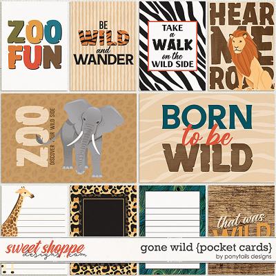 Gone Wild Pocket Cards by Ponytails