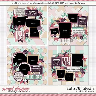 Cindy's Layered Templates - Set 276: Tiled 3 by Cindy Schneider