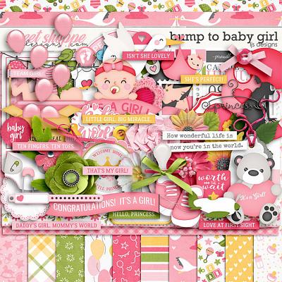Bump To Baby Girl by LJS Designs