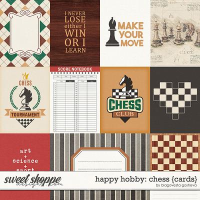 Happy Hobby: Chess {cards} by Blagovesta Gosheva