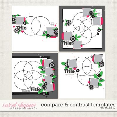 Compare and Contrast Templates by Studio Liv
