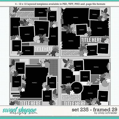 Cindy's Layered Templates - Set 235: Framed 29 by Cindy Schneider