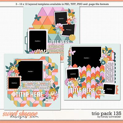 Cindy's Layered Templates - Trio Pack 135 by Cindy Schneider