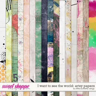 I want to see the world artsy papers by Little Butterfly Wings