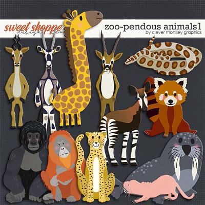 Zoo-Pendous Animals 1 by Clever Monkey Graphics