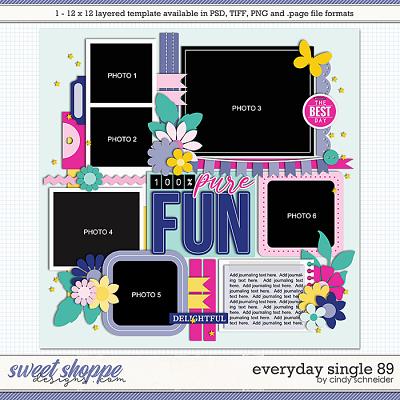 Cindy's Layered Templates - Everyday Single 89 by Cindy Schneider