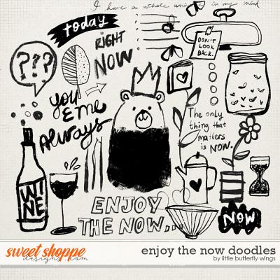 Enjoy the now doodles by Little Butterfly Wings