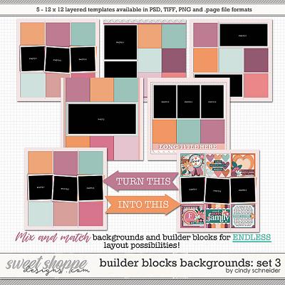 Cindy's Layered Templates - Builder Blocks Backgrounds: Set 3 by Cindy Schneider