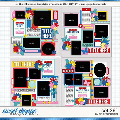 Cindy's Layered Templates - Set 261 by Cindy Schneider