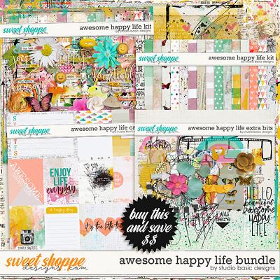 Awesome Happy Life Bundle by Studio Basic