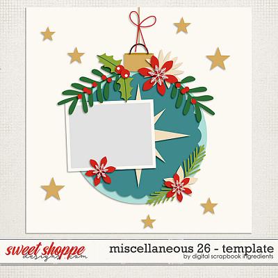 Miscellaneous 26 Template by Digital Scrapbook Ingredients