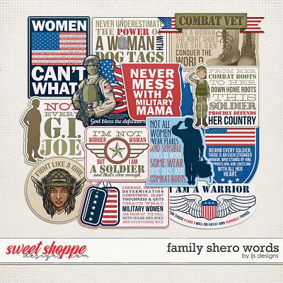 Family Shero Words by LJS Designs