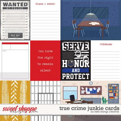 True Crime Junkie Cards by Kelly Bangs Creative