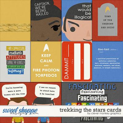 Trekking the Stars Cards by Clever Monkey Graphics 