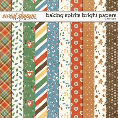 Baking Spirits Bright Papers by LJS Designs