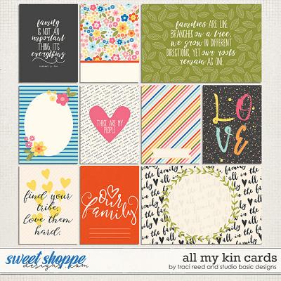 All My Kin Journal Cards by Studio Basic and Traci Reed