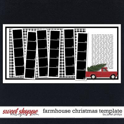 FARMHOUSE CHRISTMAS TEMPLATE by Janet Phillips