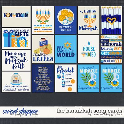 The Hanukkah Song Cards by Clever Monkey Graphics
