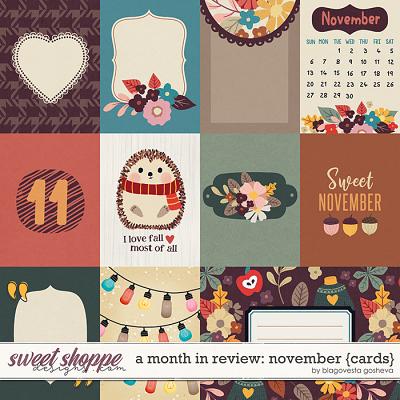 A Month in Review: November {cards} by Blagovesta Gosheva