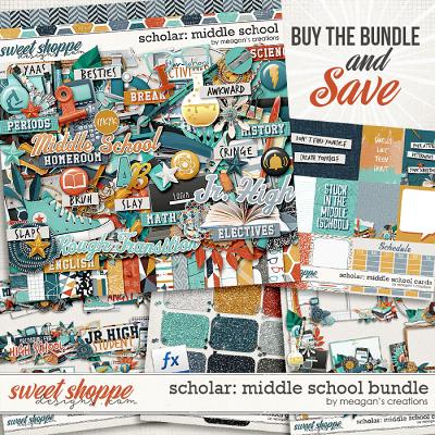 Scholar: Middle School Collection Bundle by Meagan's Creations