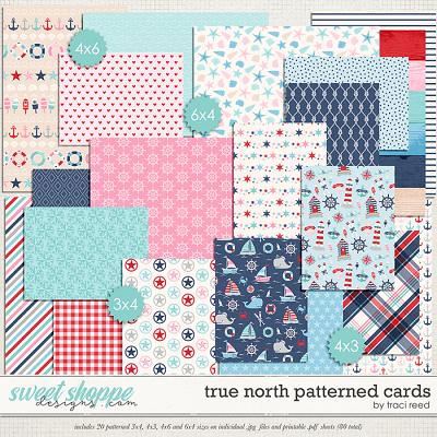 True North Patterned Cards by Traci Reed