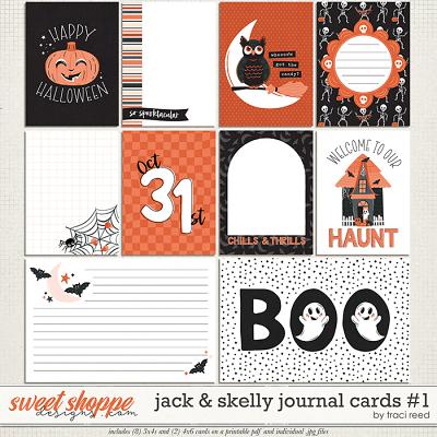 Jack & Skelly Cards #1 by Traci Reed