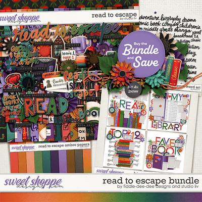 Read to Escape Bundle by Fiddle-Dee-Dee Designs and Studio Liv