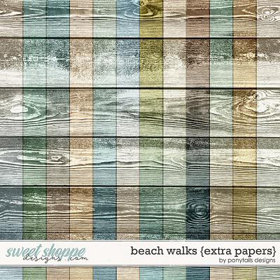 Beach Walks Extra Papers by Ponytails