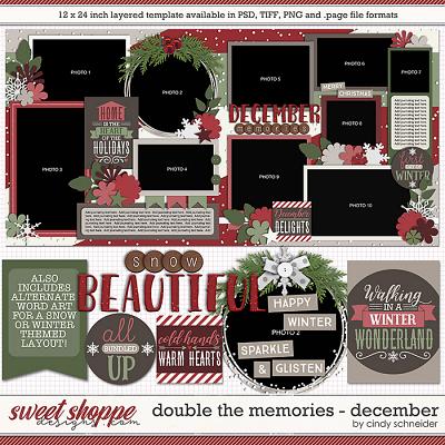 Cindy's Layered Templates - Double the Memories: December by Cindy Schneider