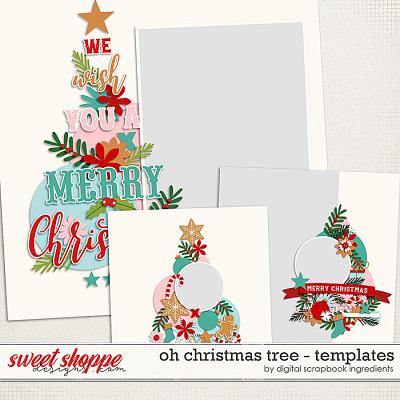 Oh Christmas Tree Templates by Digital Scrapbook Ingredients
