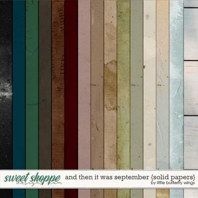 And then it was September {solid papers} by Little Butterfly Wings