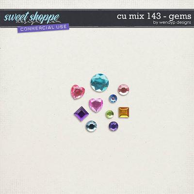 CU Mix 143 - gems by WendyP Designs