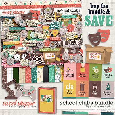 School Clubs Bundle by Kelly Bangs Creative