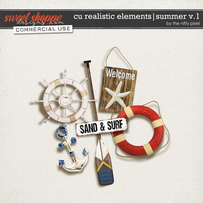 CU REALISTIC ELEMENTS | SUMMER V.1 by The Nifty Pixel