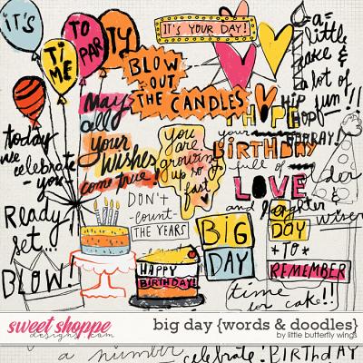 Big Day {words & doodles} by Little Butterfly Wings