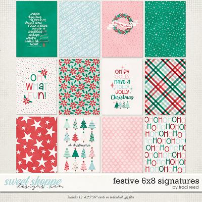 Festive 6x8 Signatures by Traci Reed