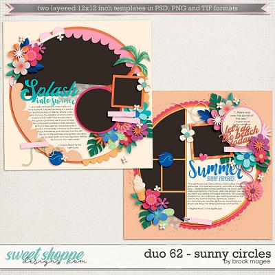 Brook's Templates - Duo 62 - Sunny Circles by Brook Magee
