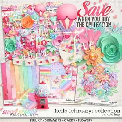 Hello: February- COLLECTION & *FWP* by Studio Flergs