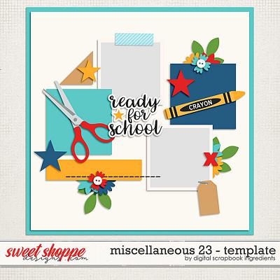 Miscellaneous 23 Template by Digital Scrapbook Ingredients