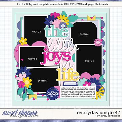Cindy's Layered Templates - Everyday Single 47 by Cindy Schneider