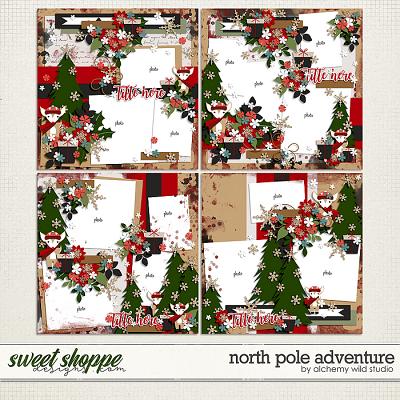 North Pole Adventure Layered Templates by Alchemy Wild Studio