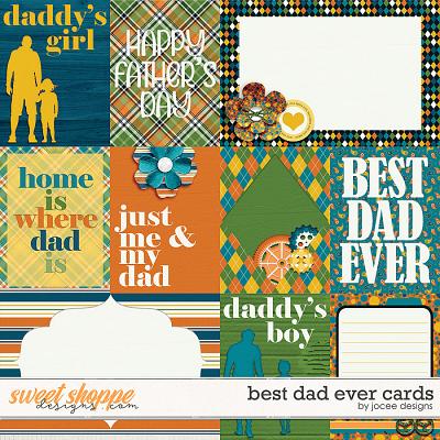 Best Dad Ever Cards by JoCee Designs