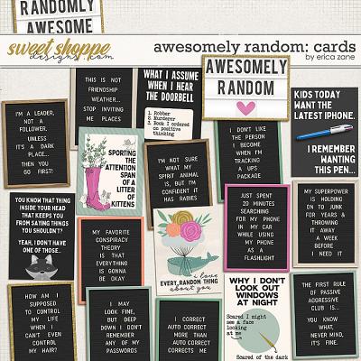 Awesomely Random: Cards by Erica Zane